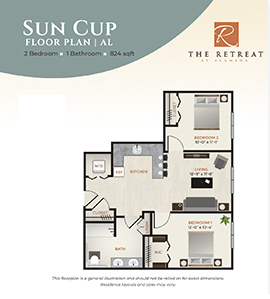 Assisted Living Floor Plan - Suncup